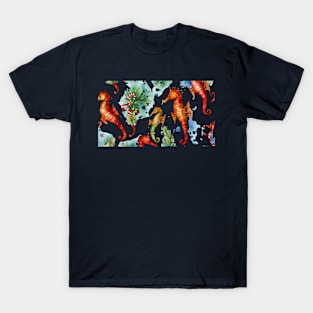 Christmas Seahorses T-Shirt